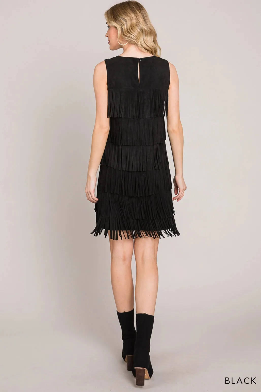 Shake it Up Fringe Mini Dress