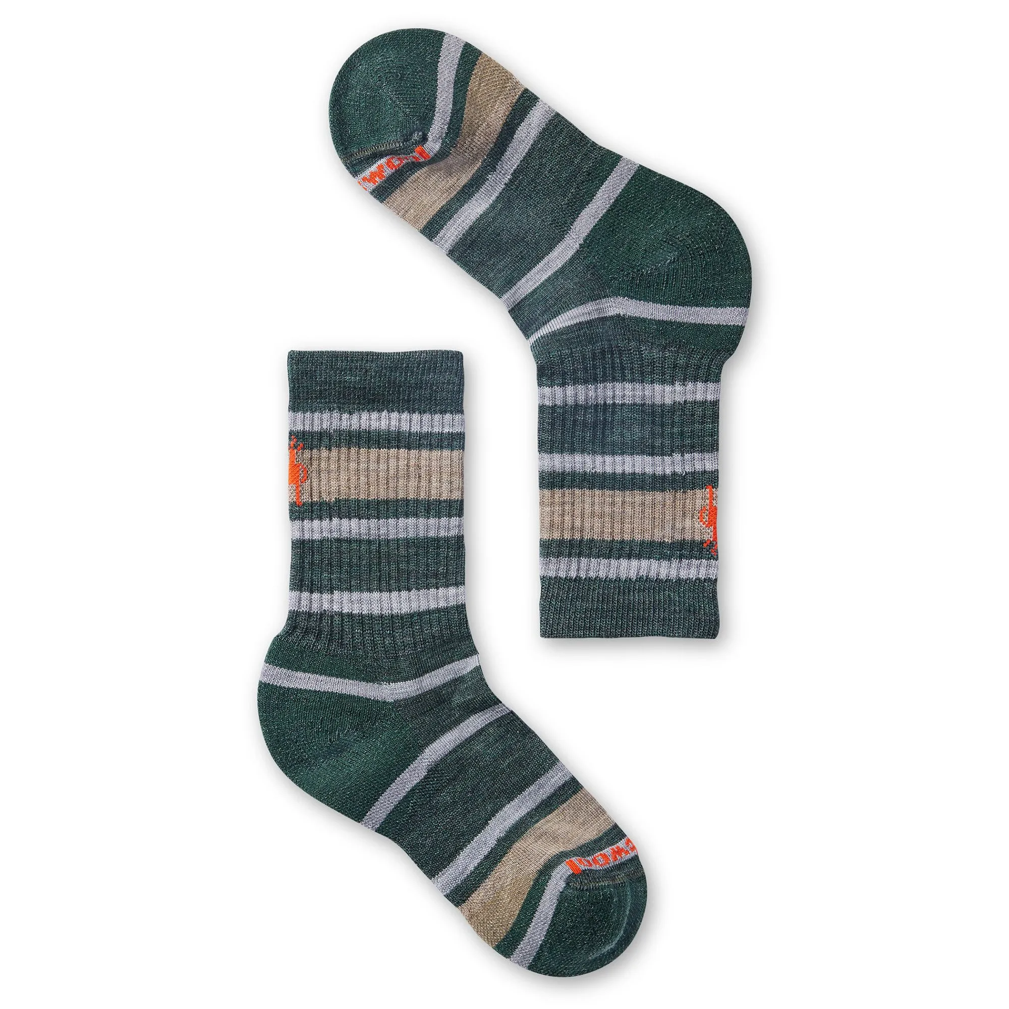 Striped Light Hiking Crew Socks Kids'