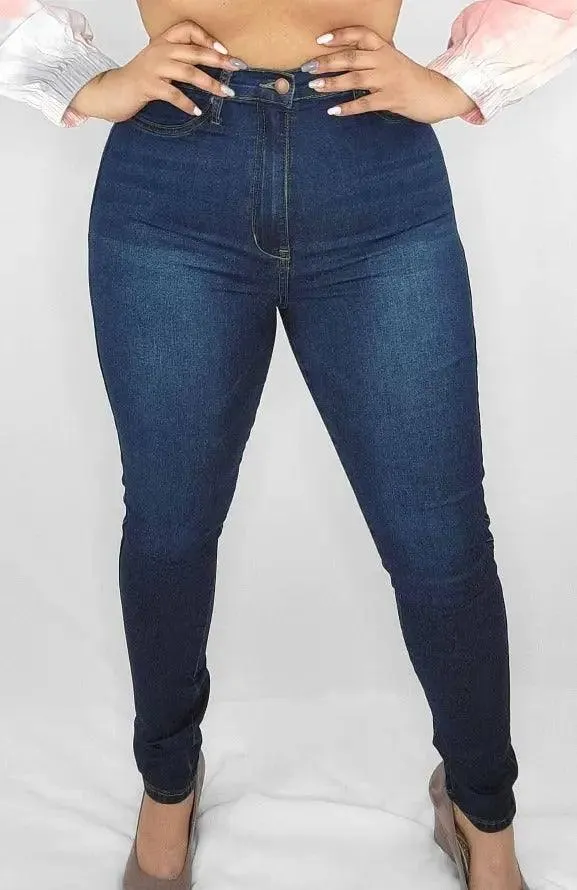 Super High Rise Skinny Jeans Stretchy