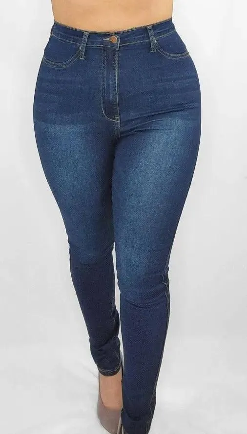 Super High Rise Skinny Jeans Stretchy