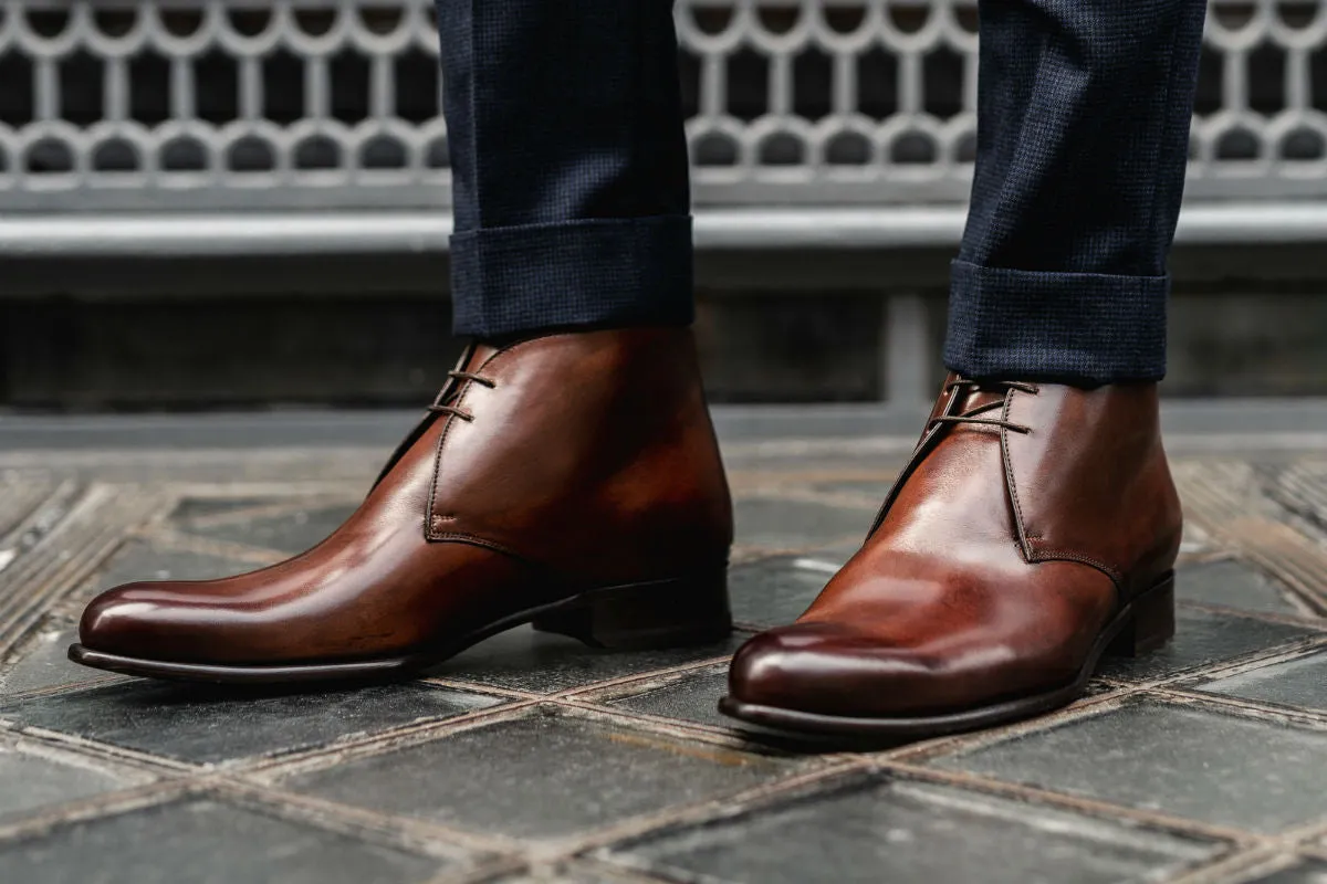 The Newman Chukka Boot - Marrone