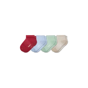 Toddler Lightweight Terry Ankle Sock 4-Pack