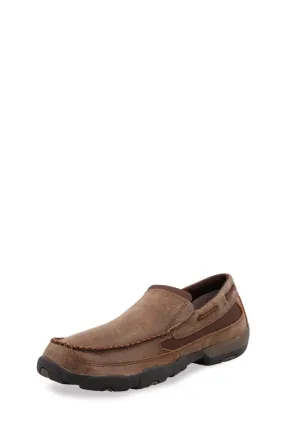 Twisted X Driving Moc Mens Boat Slip On