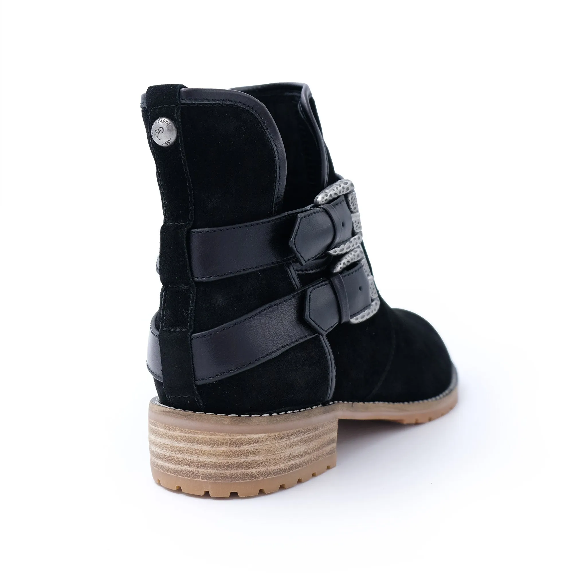 Tyler - Stylish Fashion Sheepskin Boot with Straps and Zip - Genuine Australian Sheepskin [Clearance]