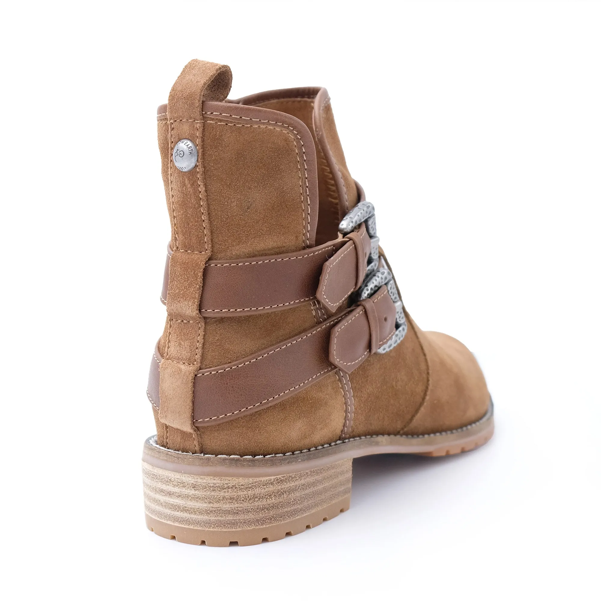 Tyler - Stylish Fashion Sheepskin Boot with Straps and Zip - Genuine Australian Sheepskin [Clearance]