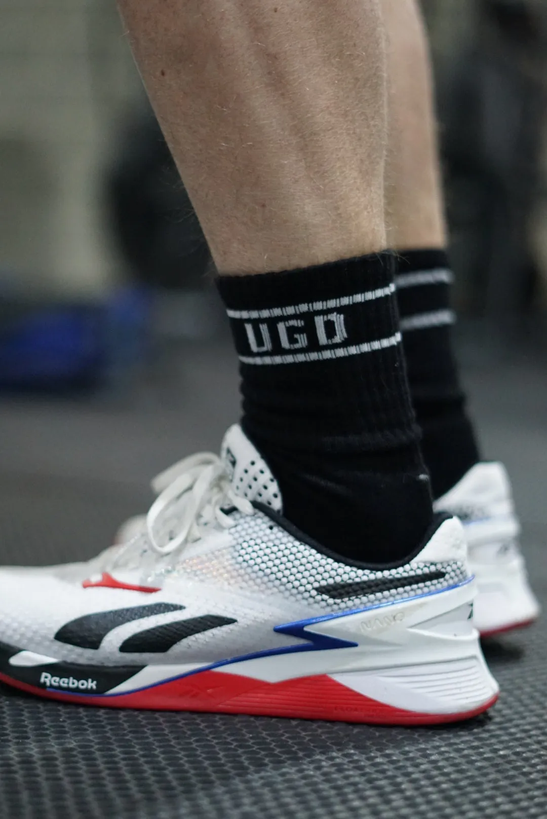 UGD SIGNATURE Black Crew Socks