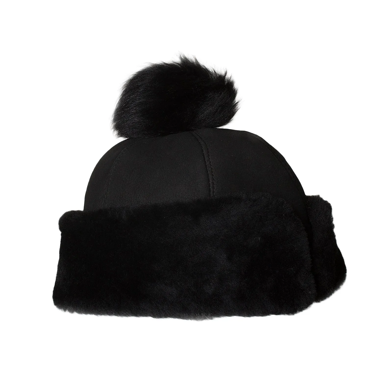 UGG Up Flap Hat Black - Women's