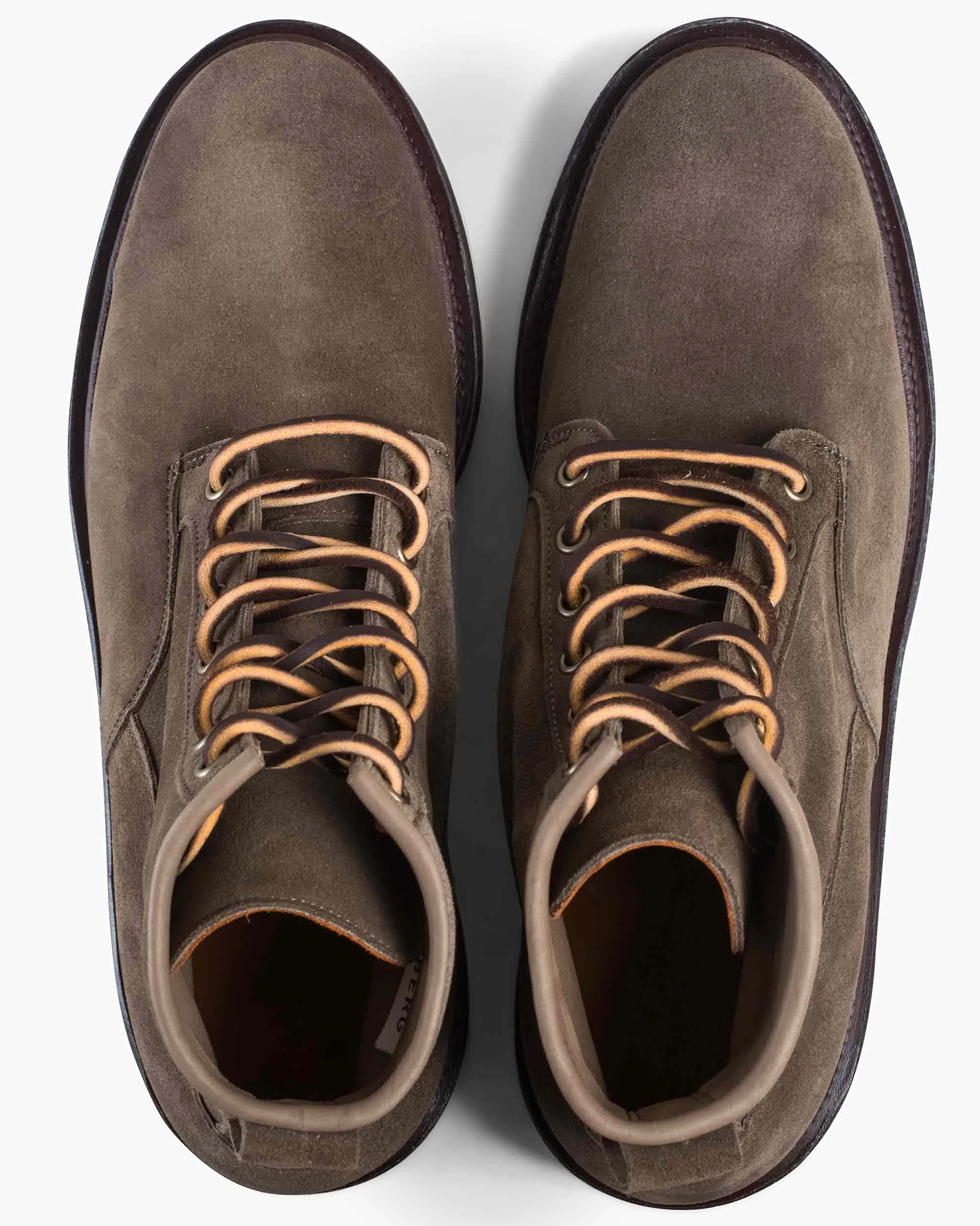 Viberg Fog Janus Calf Suede Scout Boot