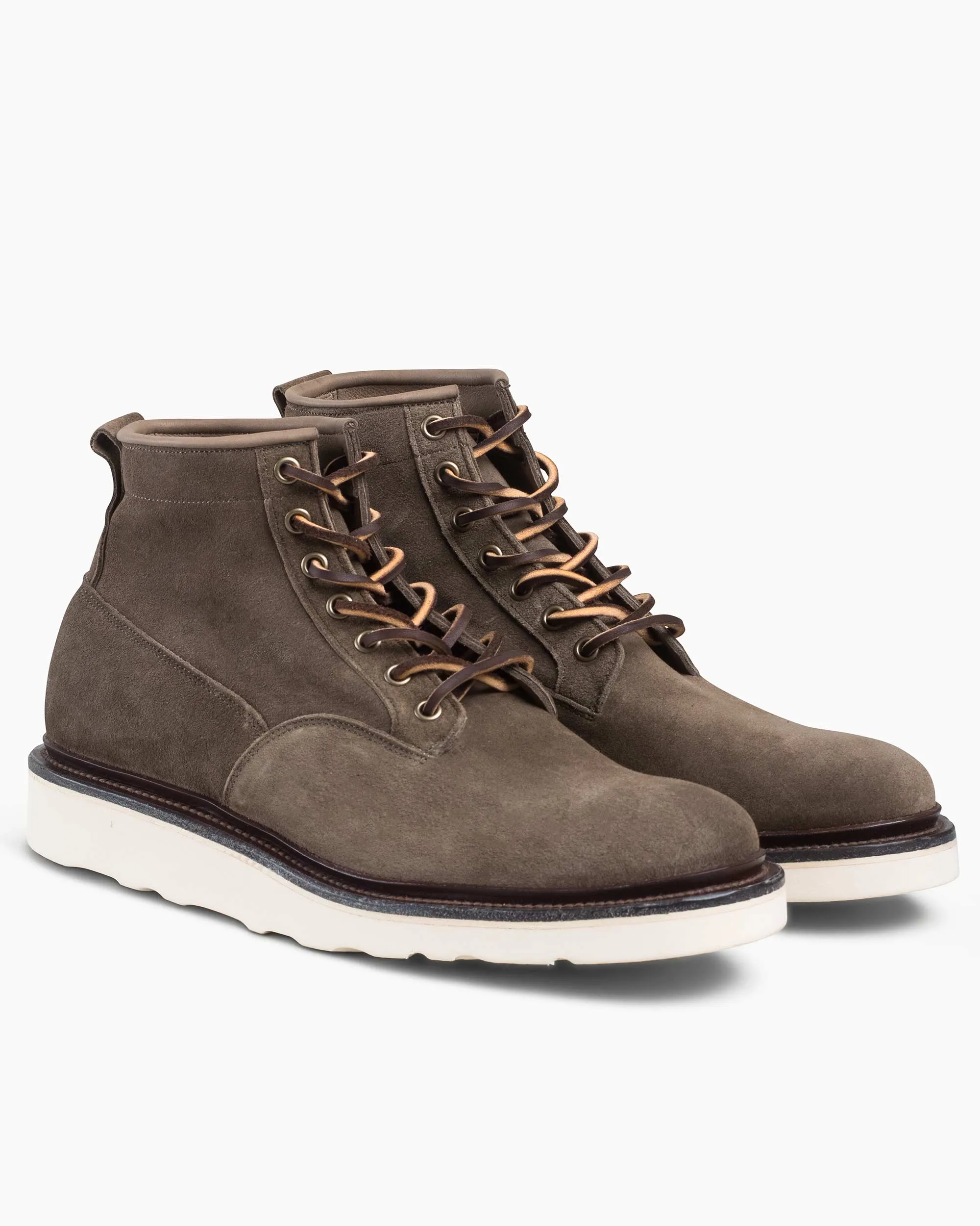 Viberg Fog Janus Calf Suede Scout Boot