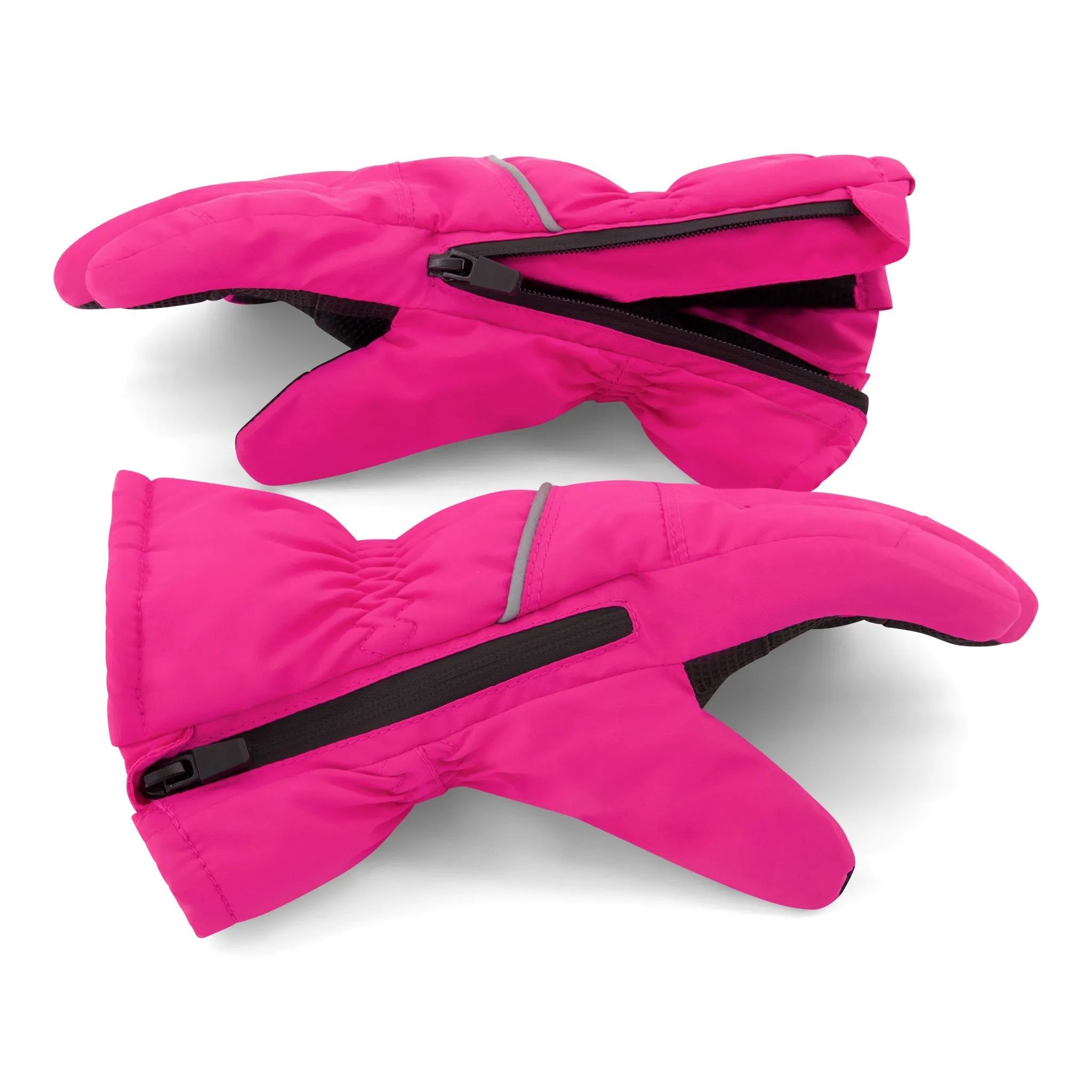 Winter & Ski Glove powered by ZIPGLOVE TECHNOLOGY | Hot Pink