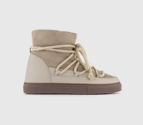 Womens Inuikii Classic Sneaker Boots Beige